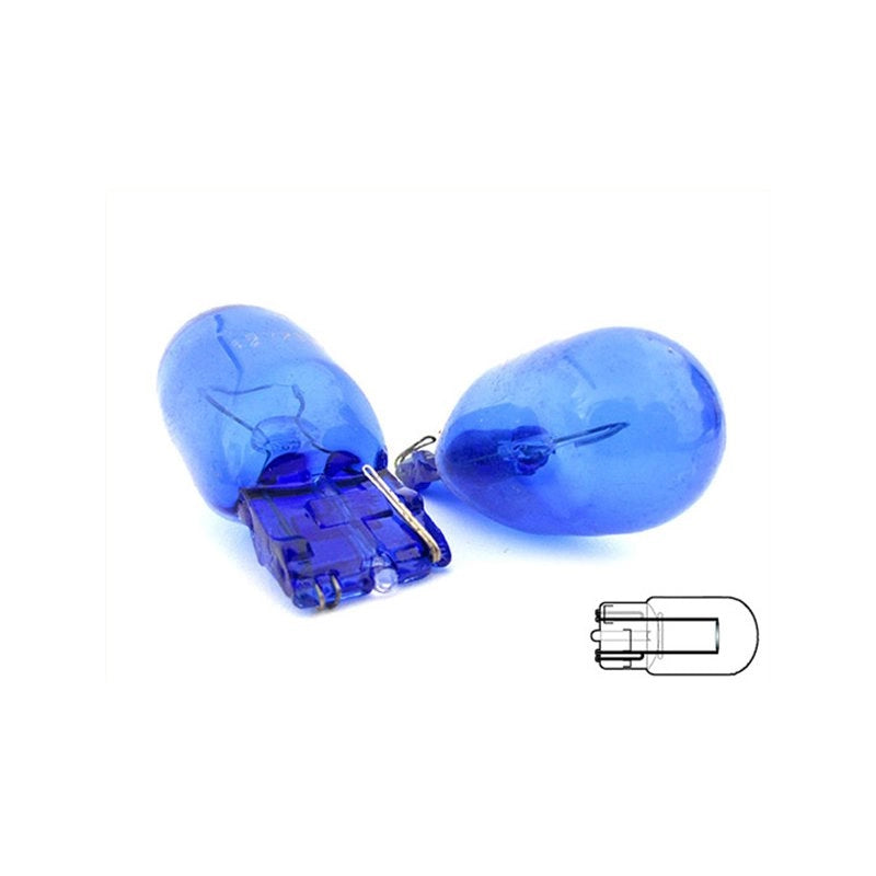 Coppia 2 Lampade T20 W21W 12V 21W Mono Filamento Xenon Bianco Luci Frecce Stop Auto