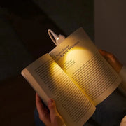 Lampada da lettura - Lampada da lettura con chiusura - Regolabile - 3 posizioni - Lampada da lettura per libri - Ricaricabile via USB C - Lampada da lettura con chiusura - bianca-3W-Lampada da lettura ricaricabile LED per la notte