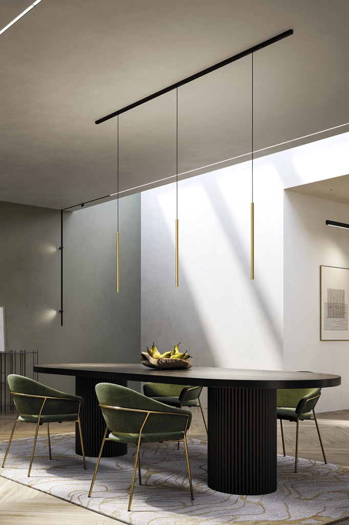Plafoniera AXIOM EVO Led 12W 3000K CRI90 30cm - Lampada da soffitto in alluminio oro IP20 - Rossini Group