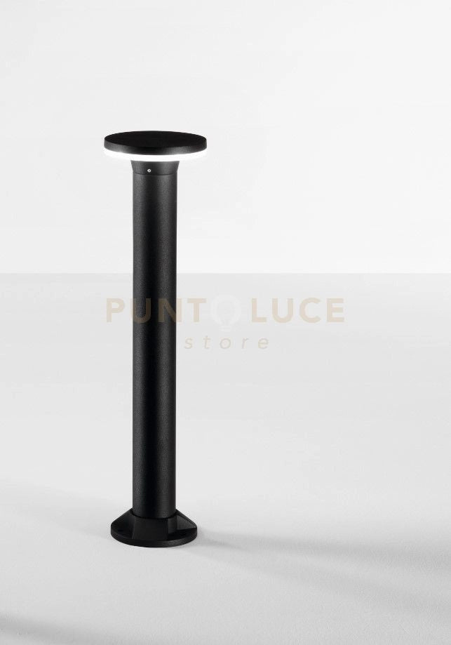 VIALE PALETTO DA ESTERNO 4000K 720LM 12W IP65 NERO  H.60CM