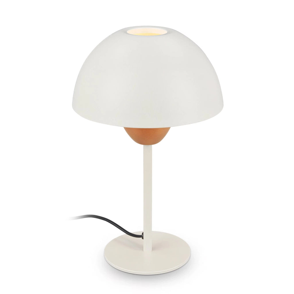 Abatjour Moderna Gryde Metallo Grigio Caffè 1 Luce E14 Ip20