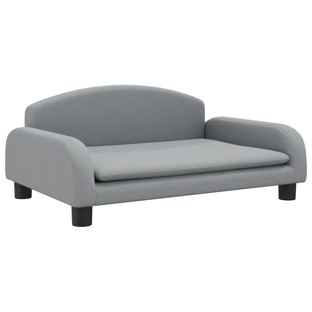 Divano per Bambini-Sofa-Divanetto Grigio Chiaro 70x45x30 cm in Tessuto 384539