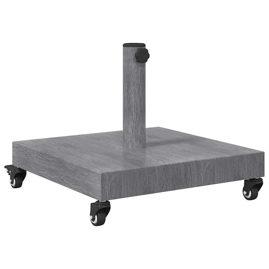 Base per ombrellone Aspetto Legno Grigio Scuro CFW8548195