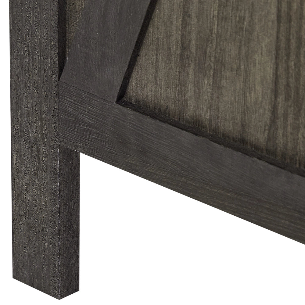 Divisorio per ambienti in legno compensato di legno Paulownia nero 4 pannelli pieghevoli schermo decorativo divisorio