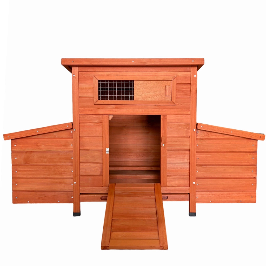 GABBIA PER GALLINE 83,5x72x24 cm Legno Dorato