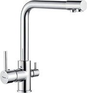 Acquasplash 3 Vie 360° Rotante Miscelatore con 2 Maniglie - Ottone Cromo