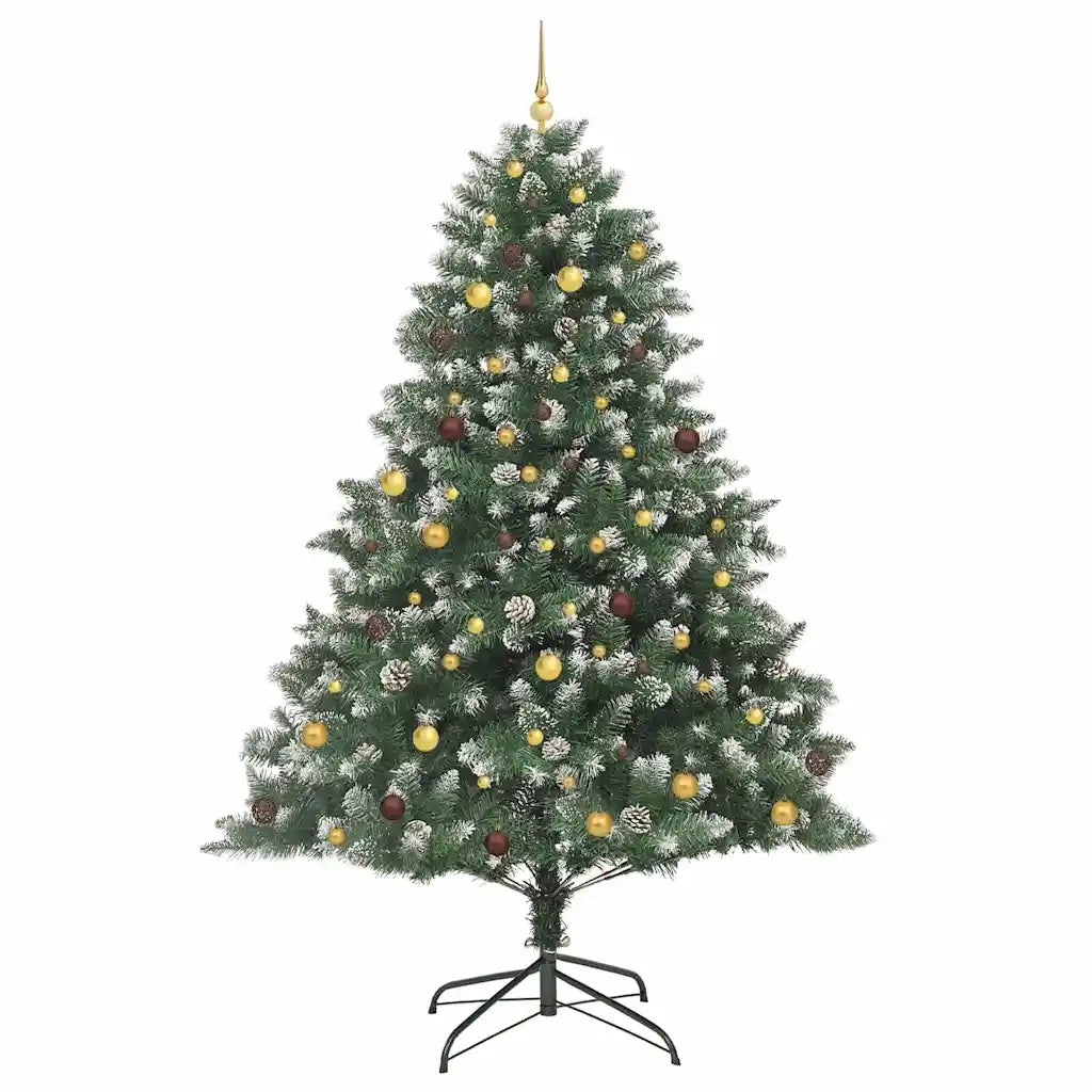 Albero di Natale artificiale con 300 LED Verde 240 cm 3395254