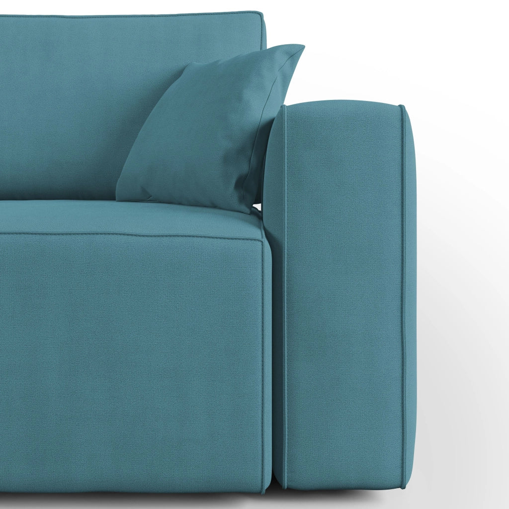 Morfeo Divano in tessuto impermeabile 180 cm  azzurro