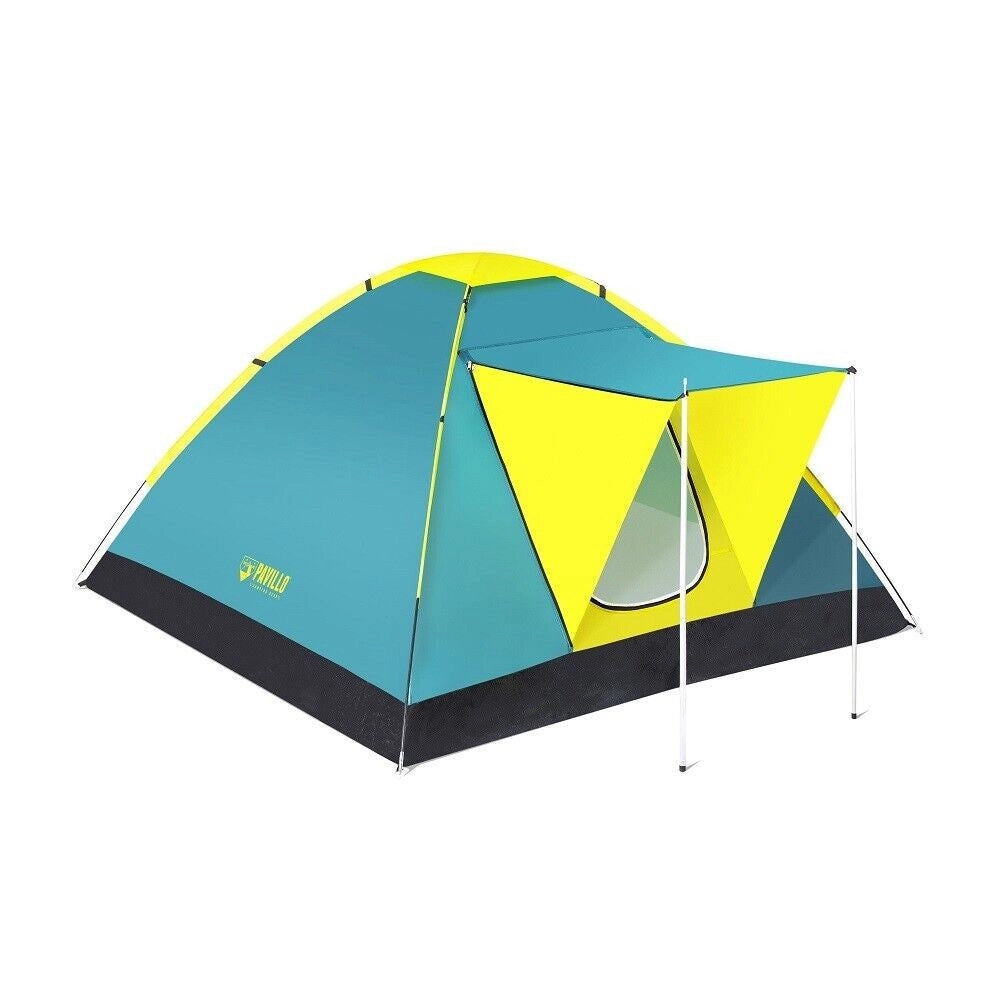 Trade Shop - Tenda Da Campeggio Cool Ground Per 3 Posti 210x210x120 Cm Zanzariera Tasca 68088 -
