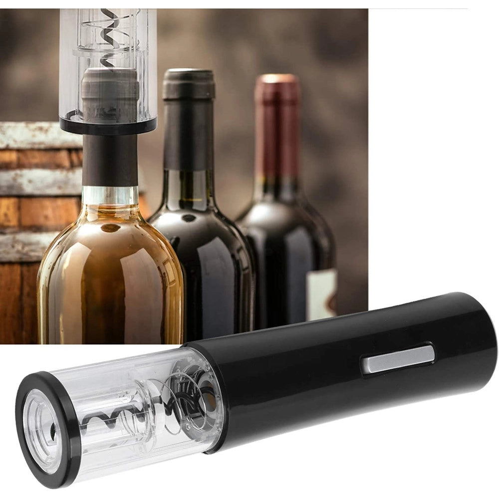 Trade Shop - Cavatappi Apribottiglie Apri Bottiglie Elettrico A Batterie Vino Opener Cutter -