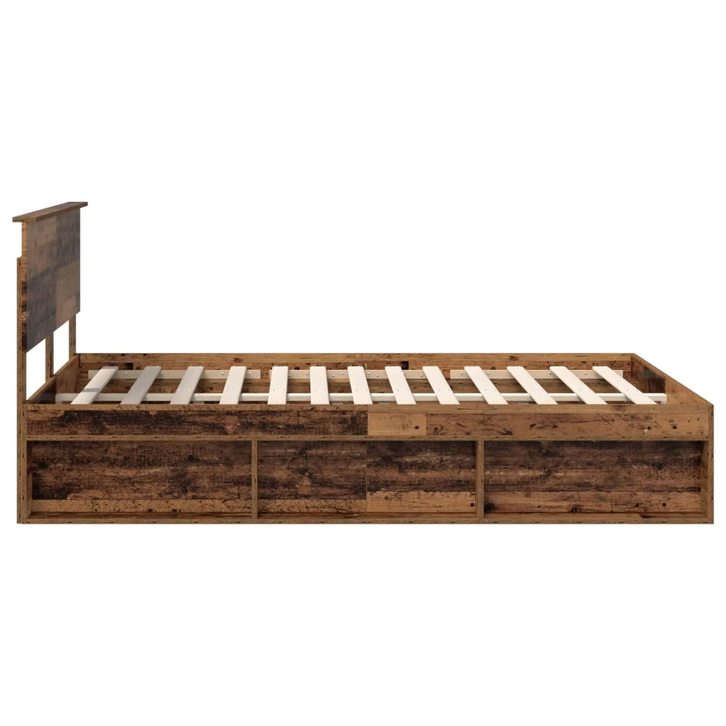 Struttura del letto Legno vecchio 140 x 190 cm Pino massello 3410607