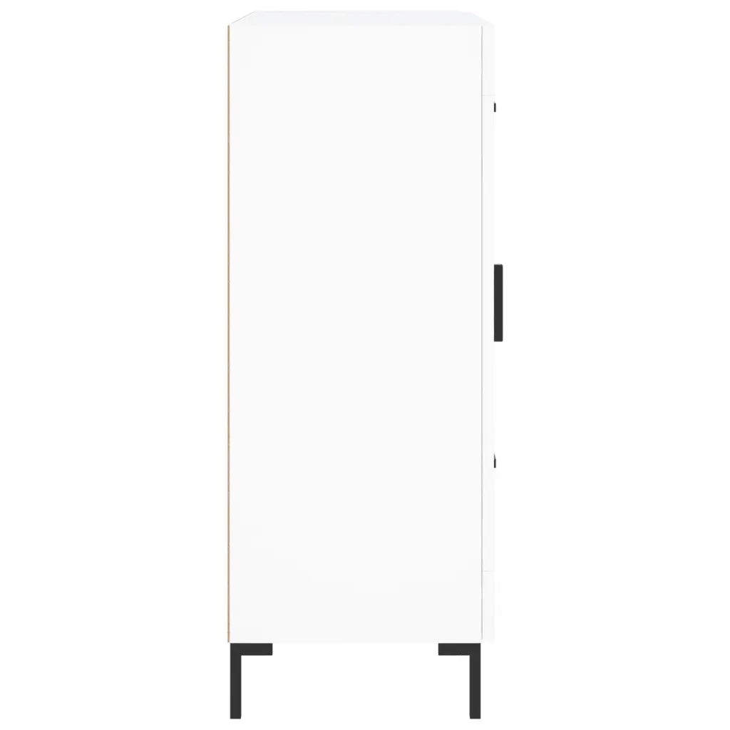 Credenza-Buffet-Armadio da cucina Bianca 69,5x34x90 cm in Legno Multistrato 303148