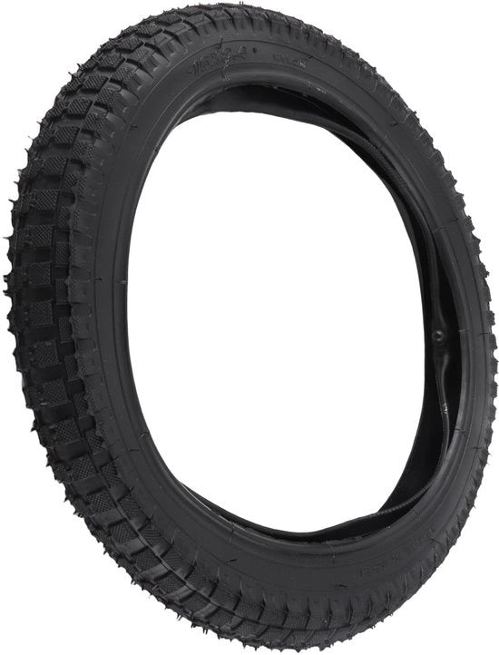 Pneumatici per bicicletta 16x2.4 - Pneumatici antiscivolo - Tubi interni ripiegabili - Resistenti allo shock - Migliorata stabilità - Sicuri per biciclette per bambini