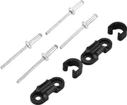 Accessori per bicicletta - Clip per cavo in alluminio - Ultraleggero e duraturo - Adatto per mountain bike - 2 pezzi - Ideale per il controllo dei cavi