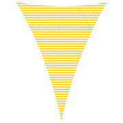 Vela Parasole | Telo Ombra | Vela da ombra solare Giallo e Bianco 5 x 7 x 7 m