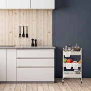 Carrello con Ruote per Organizzare la Cucina, il Trucco, la Bagno, lo Studio