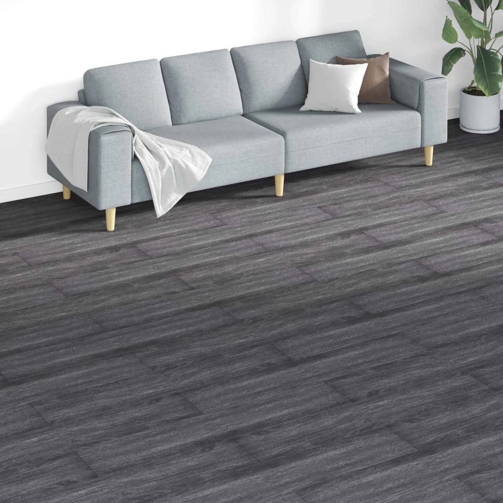 Tavole per Pavimenti 18 pz Nero e Bianco 5,26 m2 PVC CFW4185693