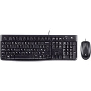 Logitech mk120 combo tastiera e mouse con filo per windows, mouse ottico cablato, tastiera di dimensioni standard, usb plug-and-play, compatibile con pc, laptop - 920-002543