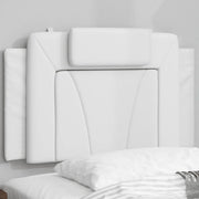 Cuscino Testiera Viana Bianco 90 cm in Similpelle 374768