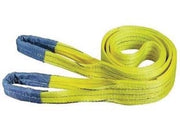 CINGHIA DI SOLLEVAMENTO CON FASCIA  A DOPPIO STRATO MM.100  mt.4 x mm100h.  portata Kg.3000 colore giallo    EXCEL