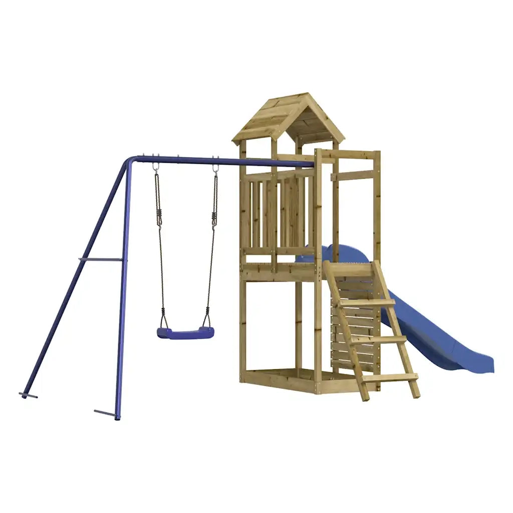 Set da Gioco da Esterno in Legno di Pino Impregnato 3155893