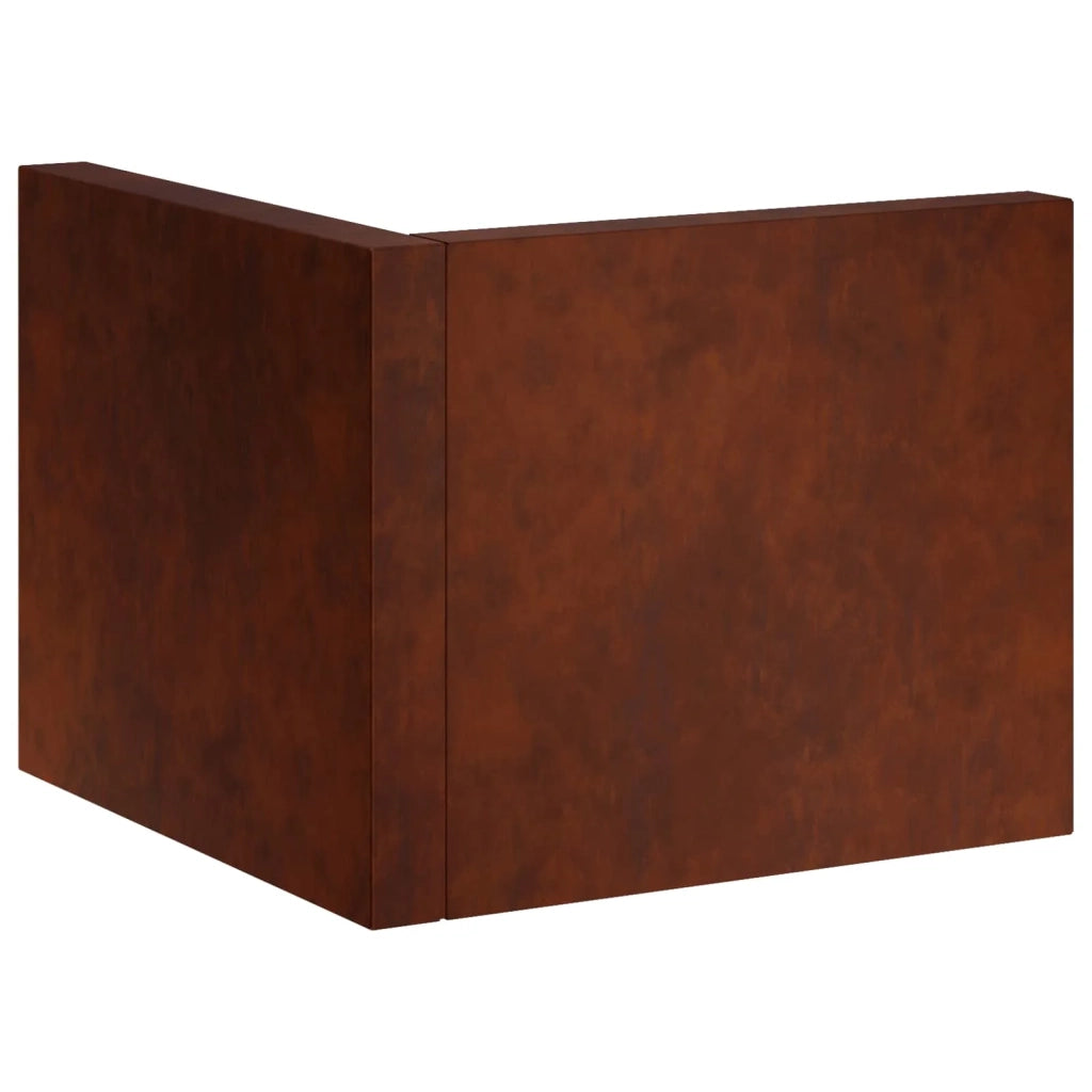 Muro di contenimento 50 x 50 x 30 cm Acciaio Corten Ruggine 8015211