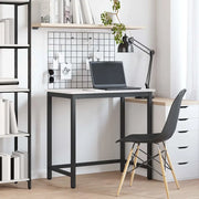 tavolo Bianco 80 x 50 x 77 cm Legno ingegnerizzato e acciaio