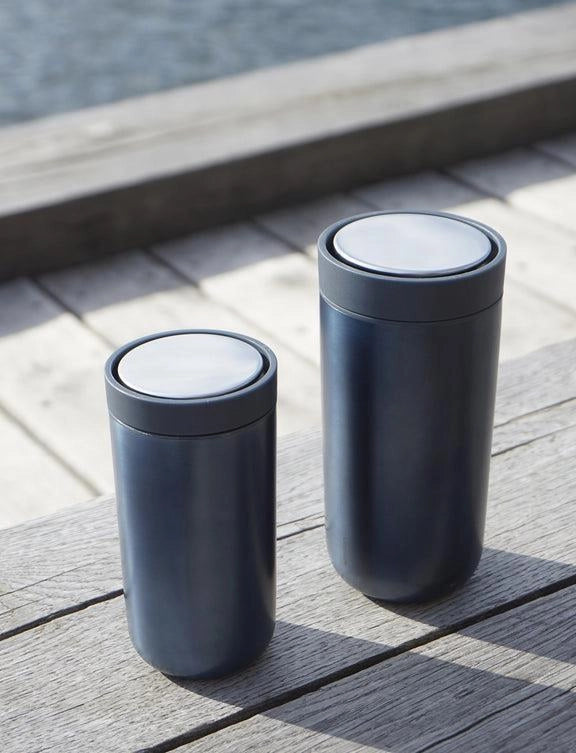 Stelton To Go Click 200 ml Blu Acciaio inossidabile