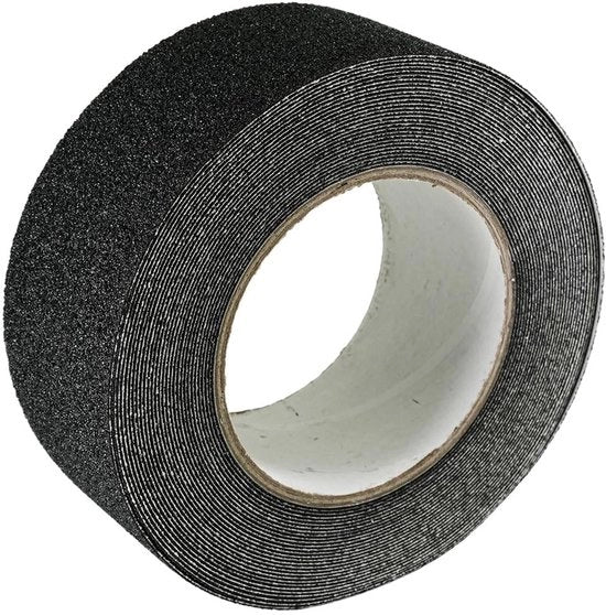 Nastro Antiscivolo 5 cm x 10 m - Impermeabile - Alta Trazione - Cintura di Sicurezza - Nastro Antiscivolo - Per Interno/Esterno