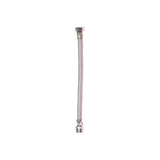 Idro bric Attacchino Flessibile 30 cm  1-2  m-f  in Acciaio