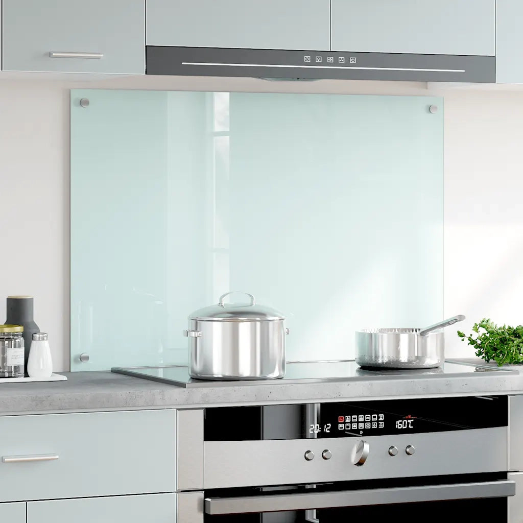 Paraschizzi per Cucina Bianco 90x60 cm in Vetro Temperatocod mxl 97224