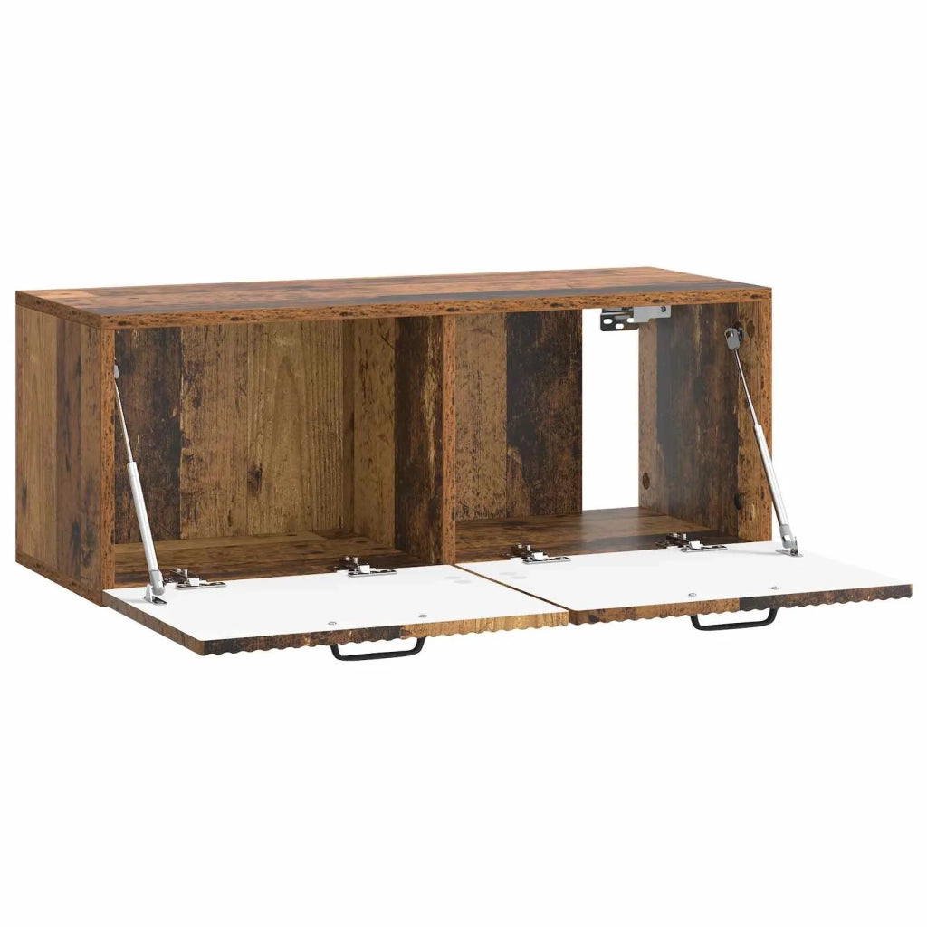 Mobile Porta TV da Muro Legno antico 78,5 x 31 x 30 cm 899063