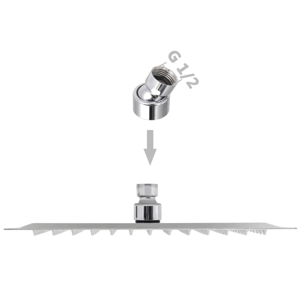 Soffione doccia quadrato in acciaio inox a immersione 25x25 cm 02_0003091