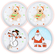 Set di 4 riscaldatori mani ricaricabili - Ideali per giorni freddi - Perfetti come regalo - Adatti per bambini e adulti - Ottimi per Natale e inverno