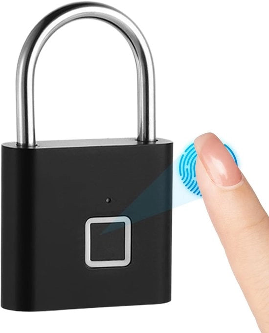 Verniciabile vingerafdrukslot, vingerafdrukslot, resistente all'usura USB caricabile vingerafdrukslot, sistema di sicurezza senza chiave intelligente per bagagli, magazzini, casseforti