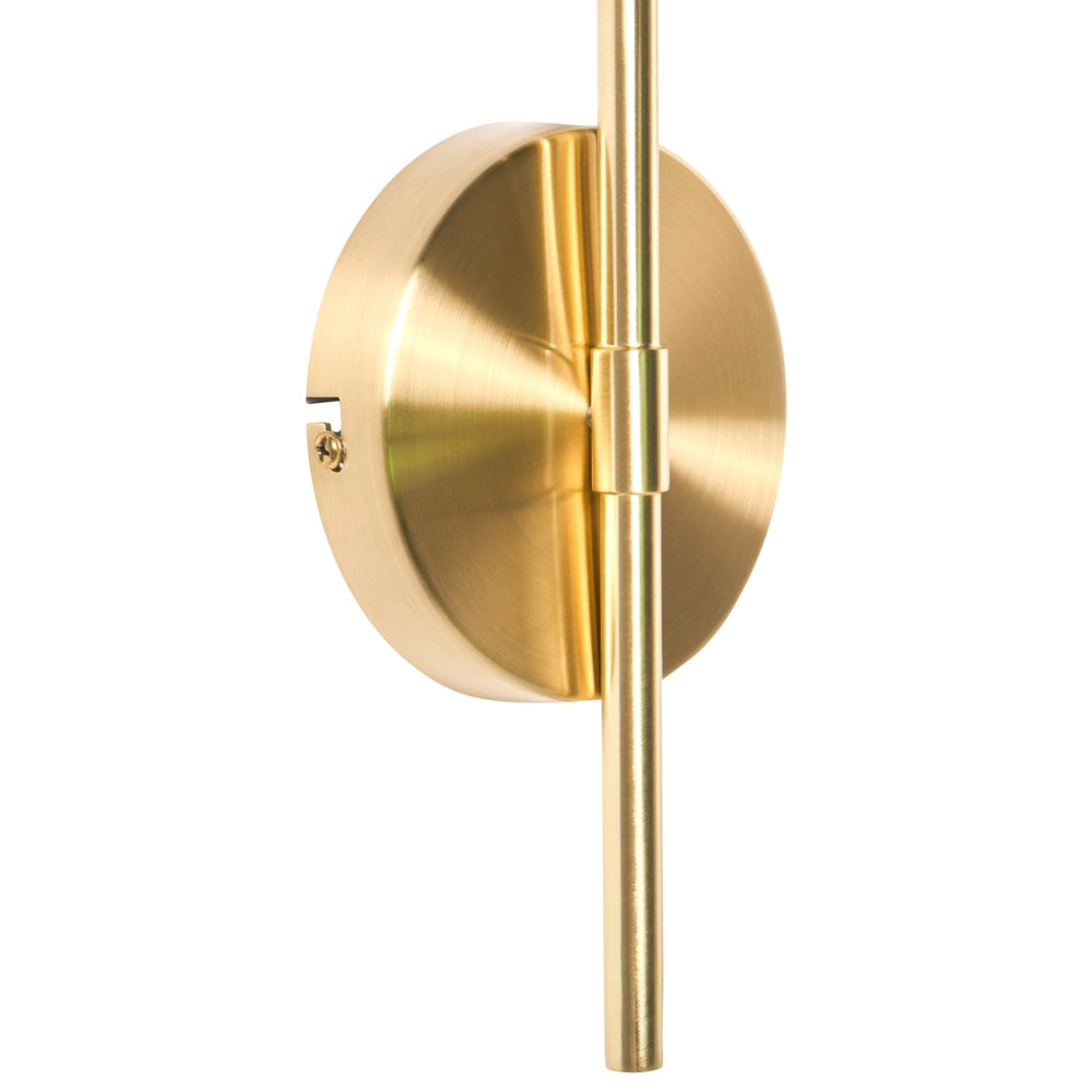 Set di 2 lampade da parete Glam Base in metallo dorato Paralume in vetro verde Camera da letto Soggiorno Moderno Glam