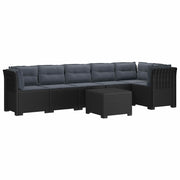 Divano da Giardino 6 Posti con Cuscini Aspetto Rattan PP 3444125