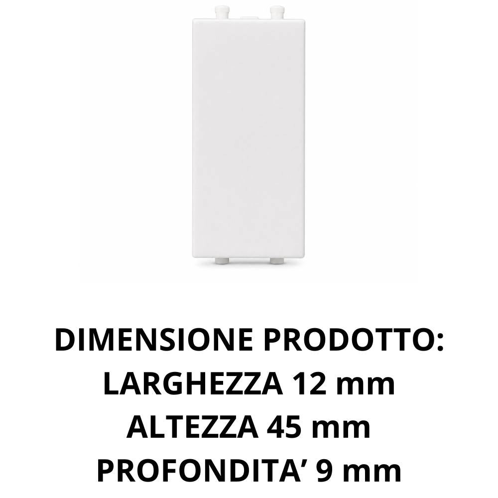 Tappo copriforo ave 441013 per placche domus s44