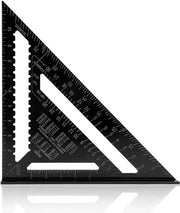 Misuratore a triangolo 30 cm - Doppio quadrante per costruzione di coperture, carpenteria e rinnovamento - Strumento di misura resistente alle intemperie con arco graduato