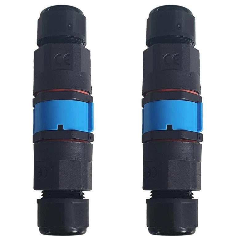 2 Connettori Veloce IP68 Forma I Manicotto Collegamento Cavo Esterno 5P 112x30mm