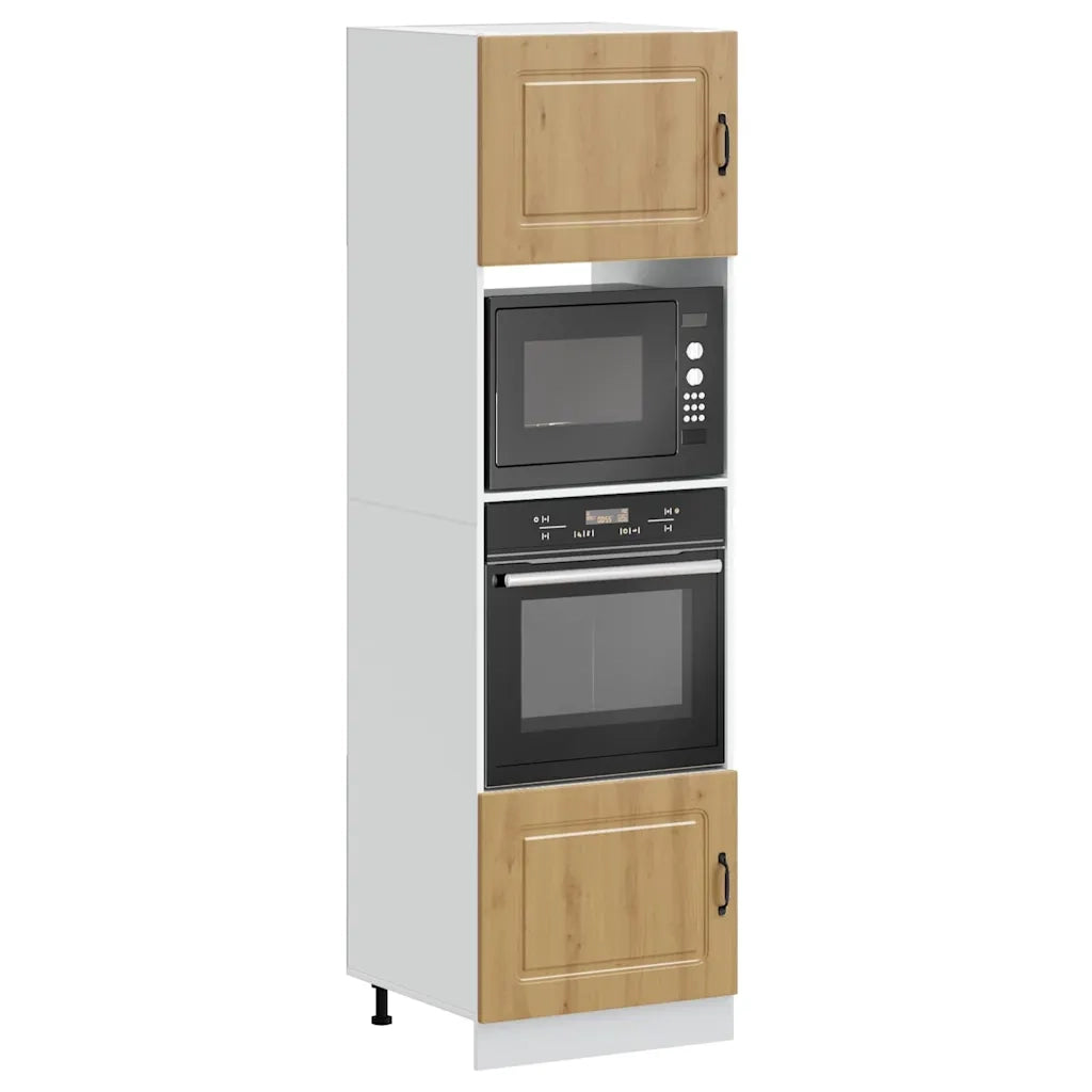 Armadi Forno 2 pz Kalmar Rovere Artigianale in Legno Multistrato 3315040