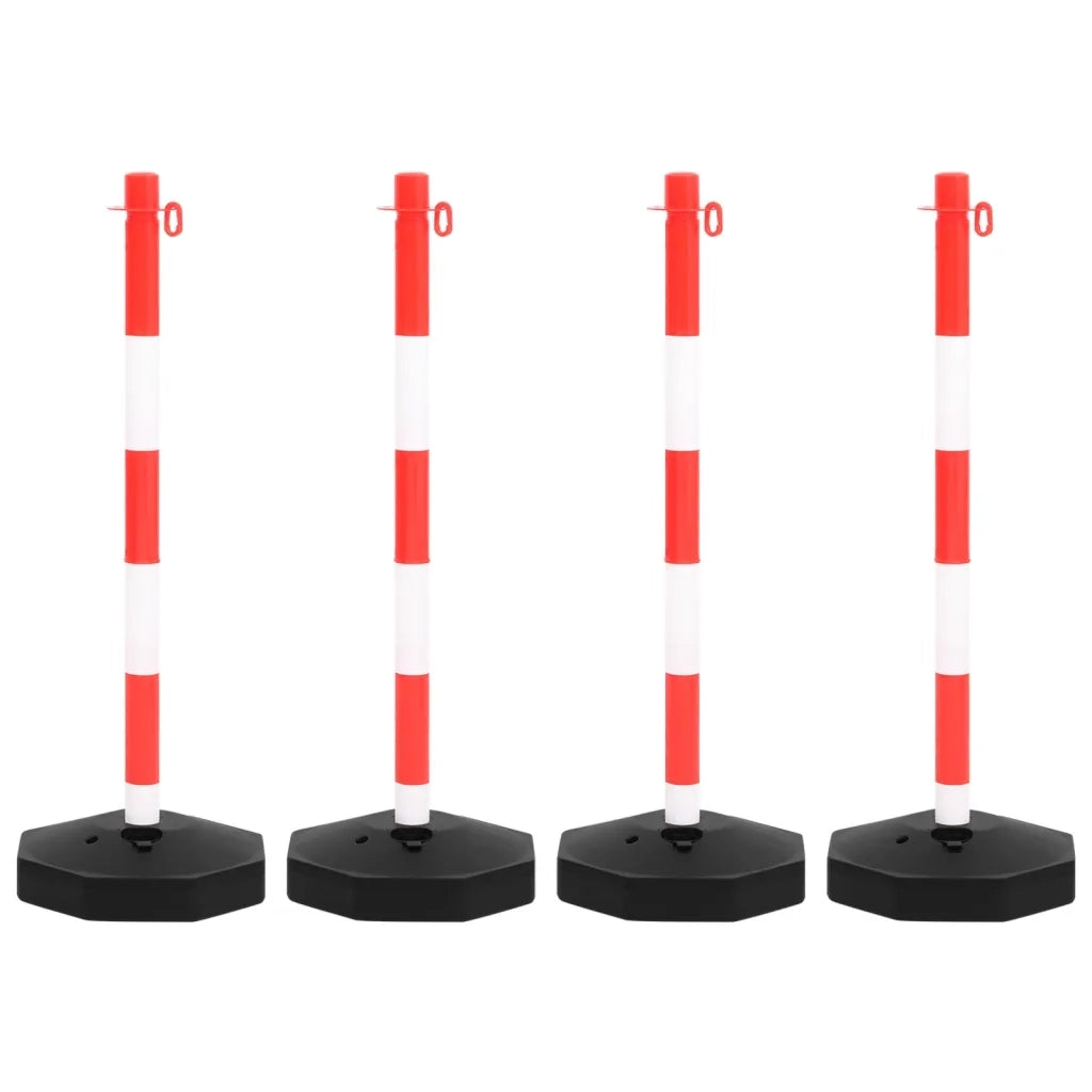 Set di Pali Stradali con Catena in Plastica di 10 m CFW3624416