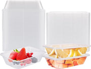50 pezzi 400 ml Vetrina per Congelatore - Contenitori per Congelatore con Coperchio - Box per Meal Prep - Contenitori Portionati in Plastica - Libero da BPA - Contenitori per Cibo Resistenti al Microonde