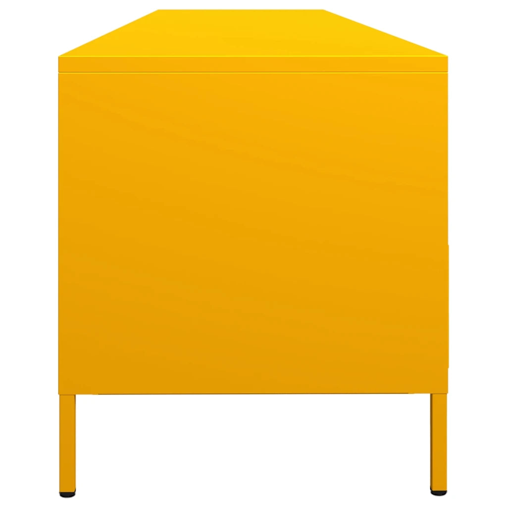 Mobile TV Giallo Senape 202x39x43,5cm Acciaio Laminato a Freddo 3307158