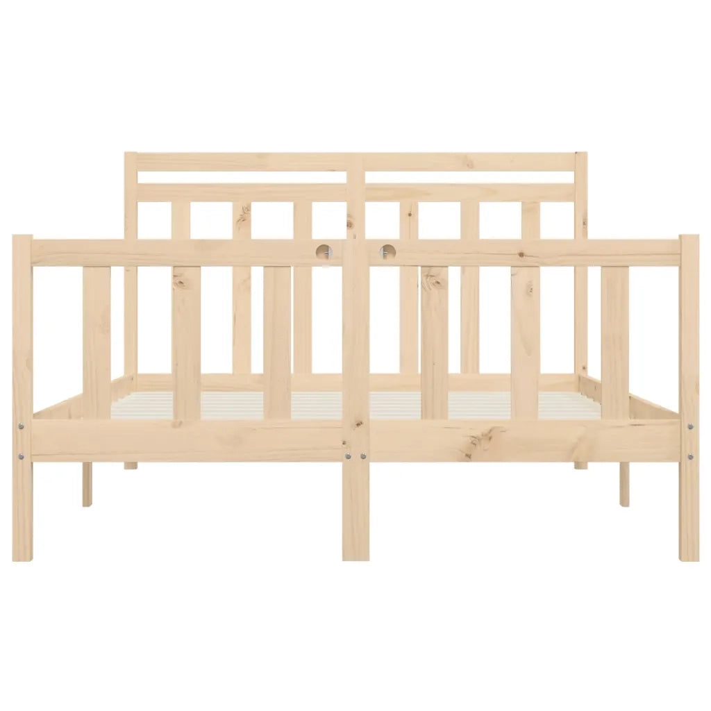 Giroletto-Struttura Letto in Legno Massello di Pino 120x200 cm 277337
