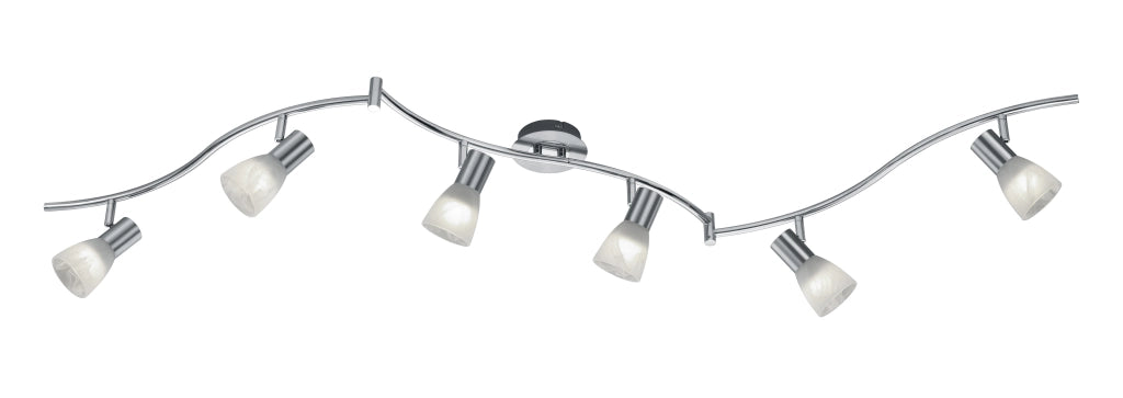 Faretto da Interno a LED in Metallo Nickel Opaco