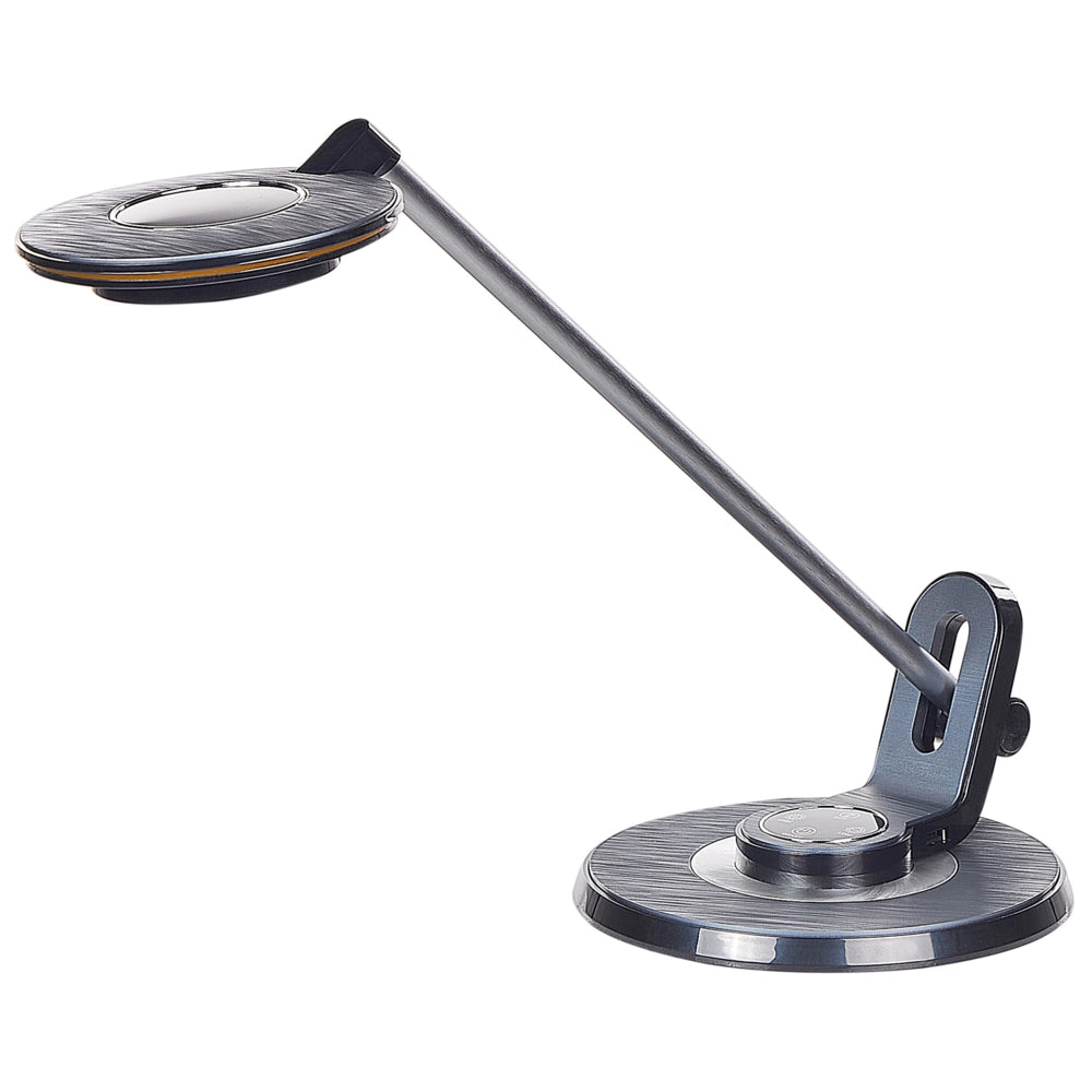 Lampada da soffitto a LED con piastra metallica nera 45 cm supporto USB ufficio soggiorno cameretta