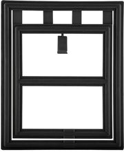 Porta per Animali Easi da Installare - Rete per Insetti - Plastica - Nero/Bianco - Dimensioni L XL 45,8 x 35,8 cm - Repellente per Zanzare - Porta per Animali