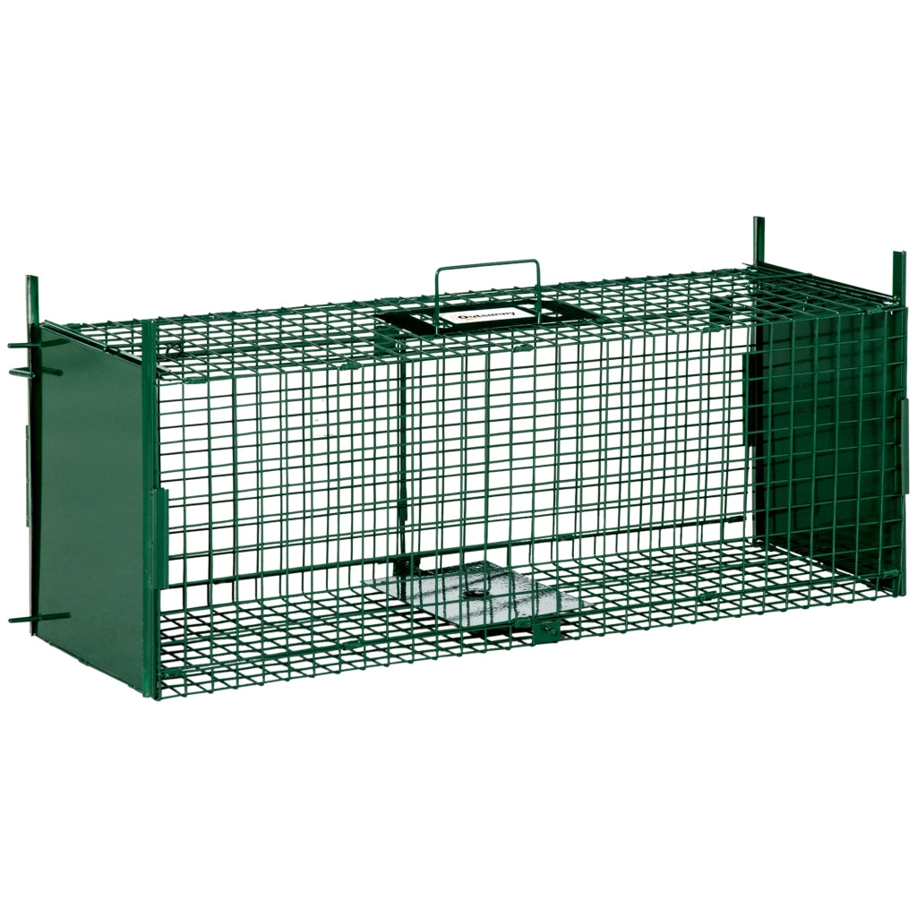Gabbia Trappola per Animali Vivi ¨C zephmum ¨C Verde Scuro 80x25x30cm