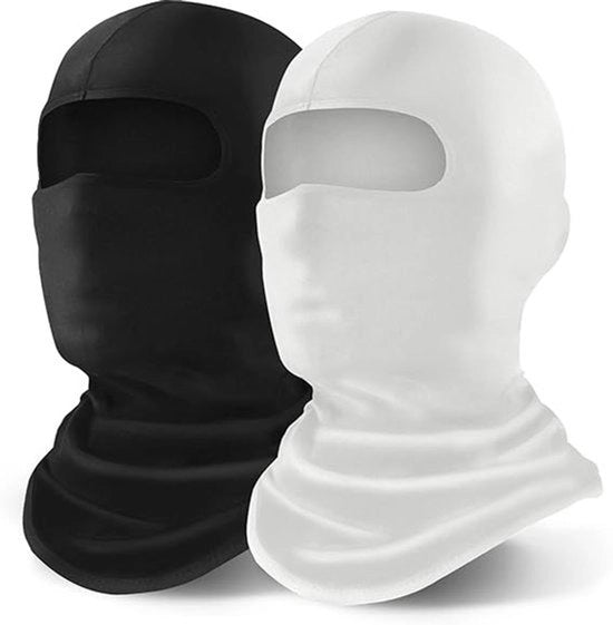 2-pack Balaclava Skimmasker UPF 50+, Protezione UV per Motocicli, Visiera per Caschi da Motociclista Uomo Donna